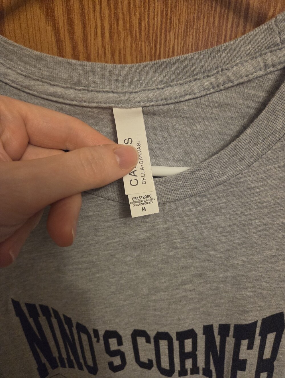 Bella Canvas Nino's Corner Boxing Shirt Sz Medium Men's NWOT - Picture 3 of 4